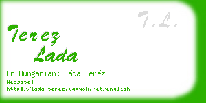 terez lada business card
